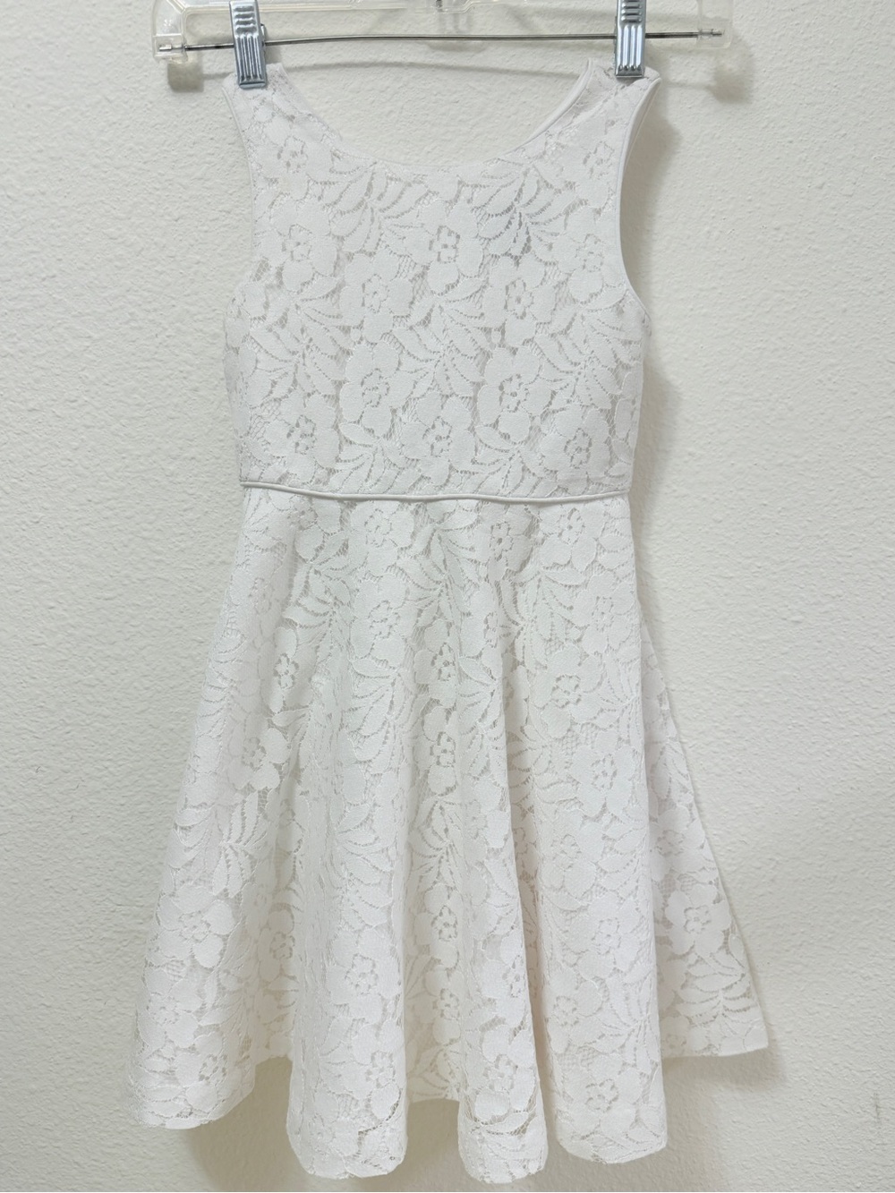 Polo Ralph Lauren White Lace Party Dress Flower Girl Wedding Holiday Size 6